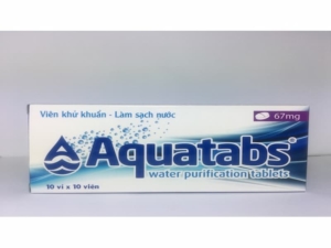 Cách sử dụng Aquatabs 67mg để khử trùng nước sạch