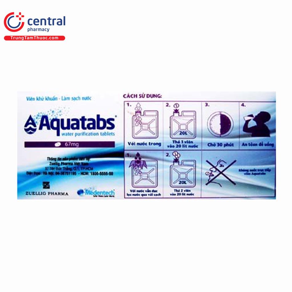 Hướng dẫn cách sử dụng Aquatabs 67mg Đảm bảo sức khỏe và vệ sinh trong môi trường nước